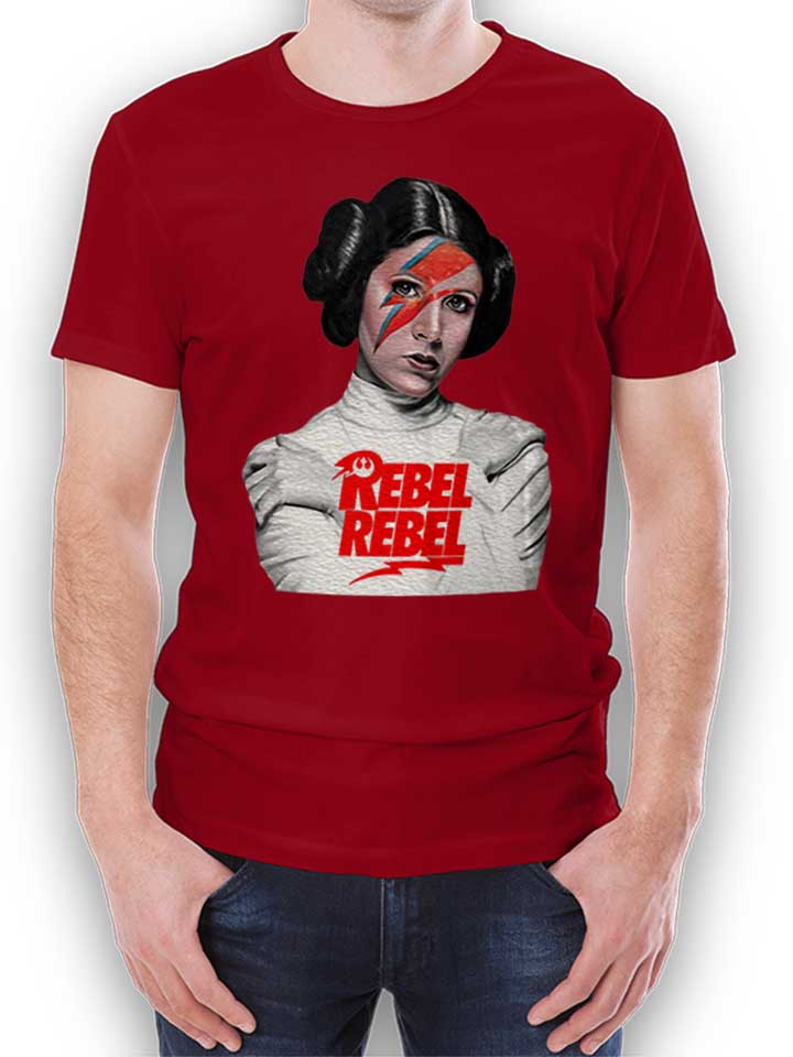 Rebel Rebel Leia T-Shirt bordeaux L