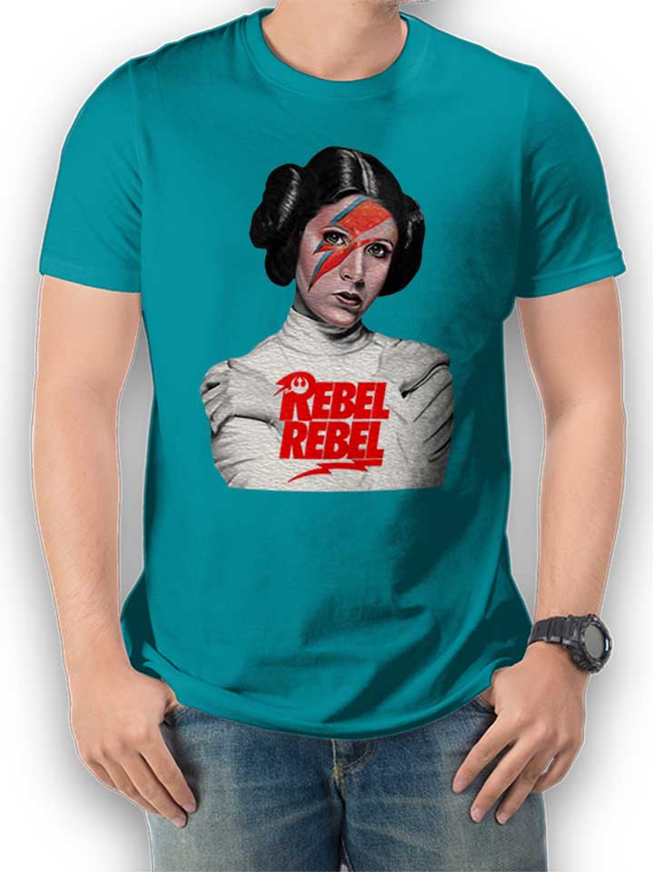 Rebel Rebel Leia T-Shirt turquoise L