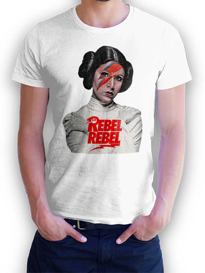 Rebel Rebel Leia Camiseta blanco L