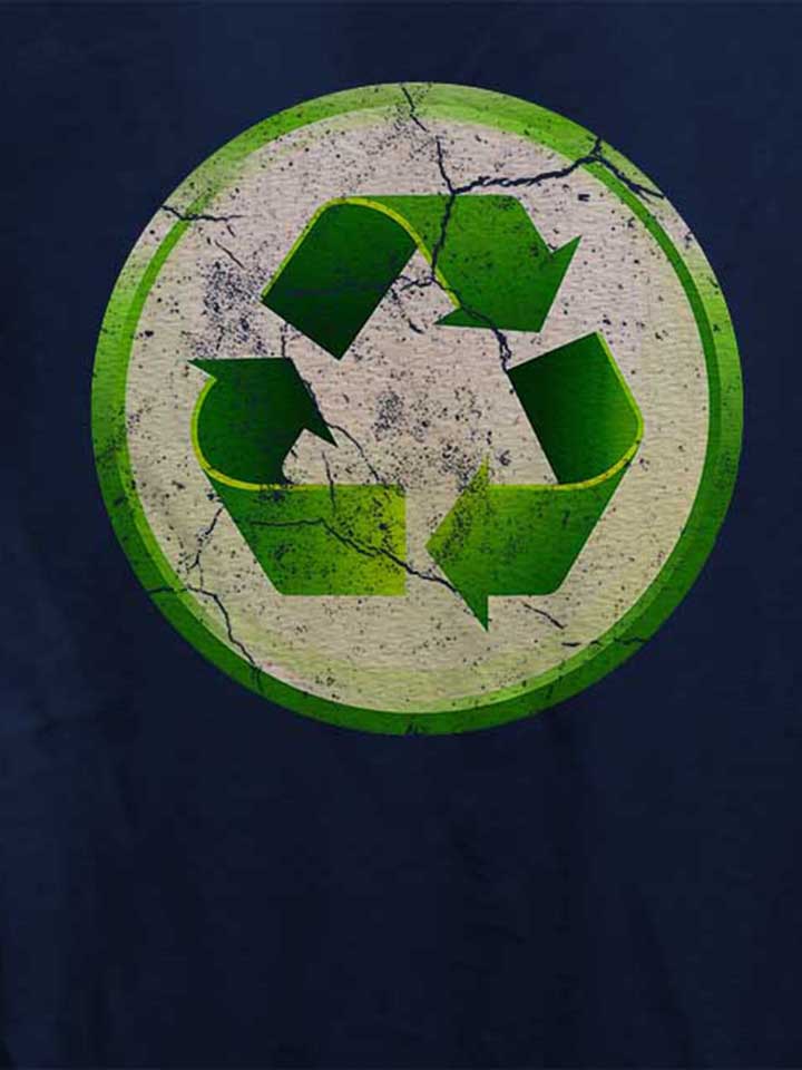 recycle-02-vintage-damen-t-shirt dunkelblau 4