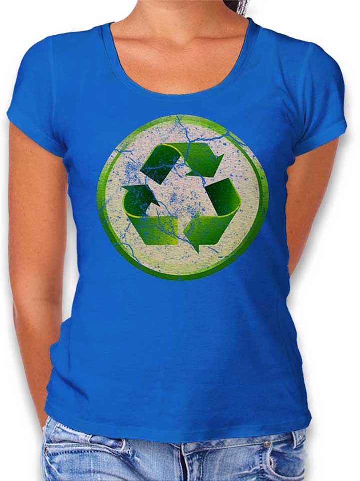 recycle-02-vintage-damen-t-shirt royal 1