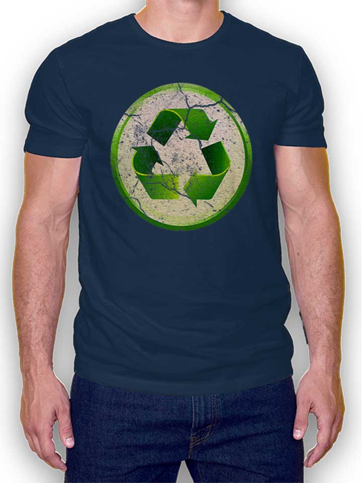 recycle-02-vintage-t-shirt dunkelblau 1