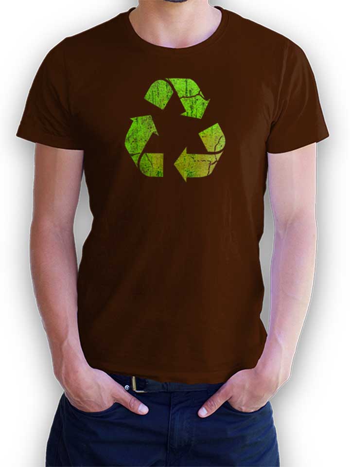 Recycle Vintage T-Shirt braun L