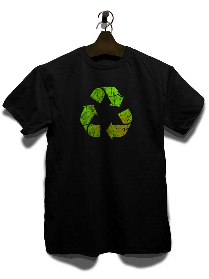 recycle-vintage-t-shirt schwarz 3