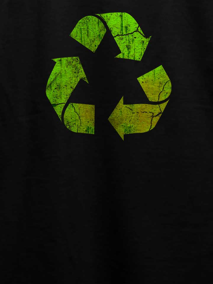 recycle-vintage-t-shirt schwarz 4