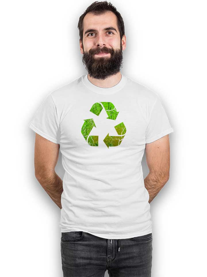 recycle-vintage-t-shirt weiss 2