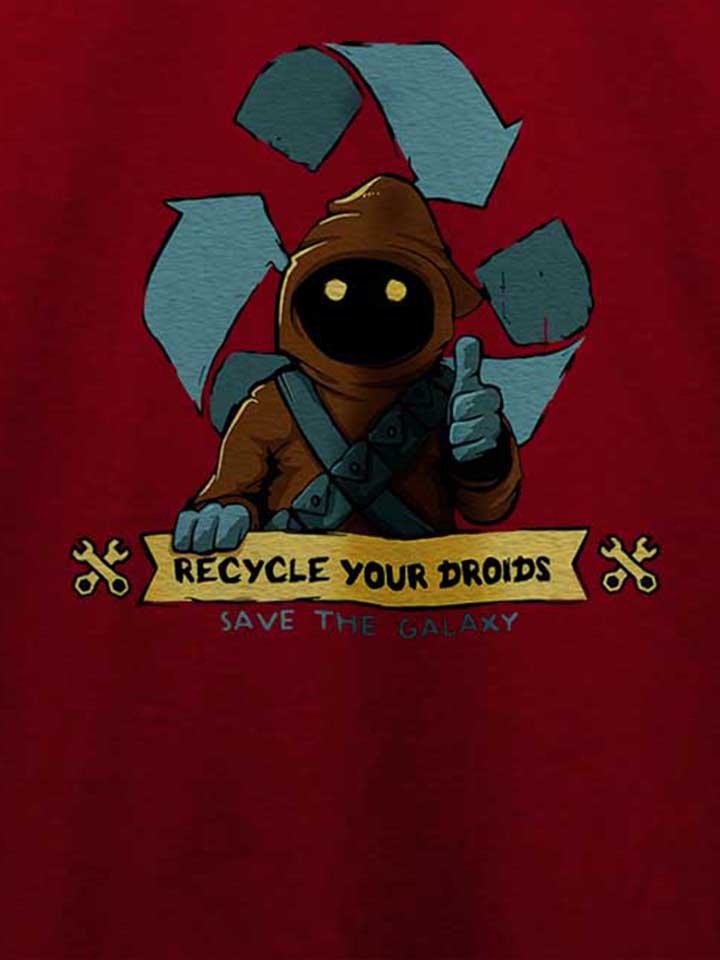 recycle-your-droids-save-the-galaxy-t-shirt bordeaux 4
