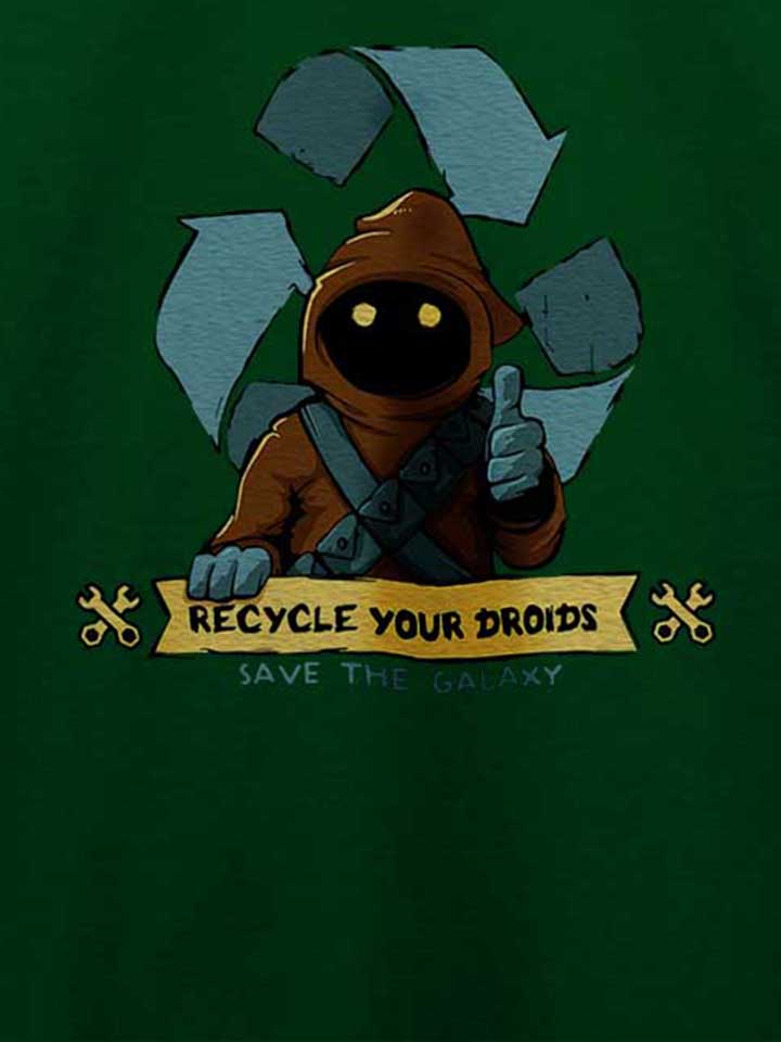 recycle-your-droids-save-the-galaxy-t-shirt dunkelgruen 4