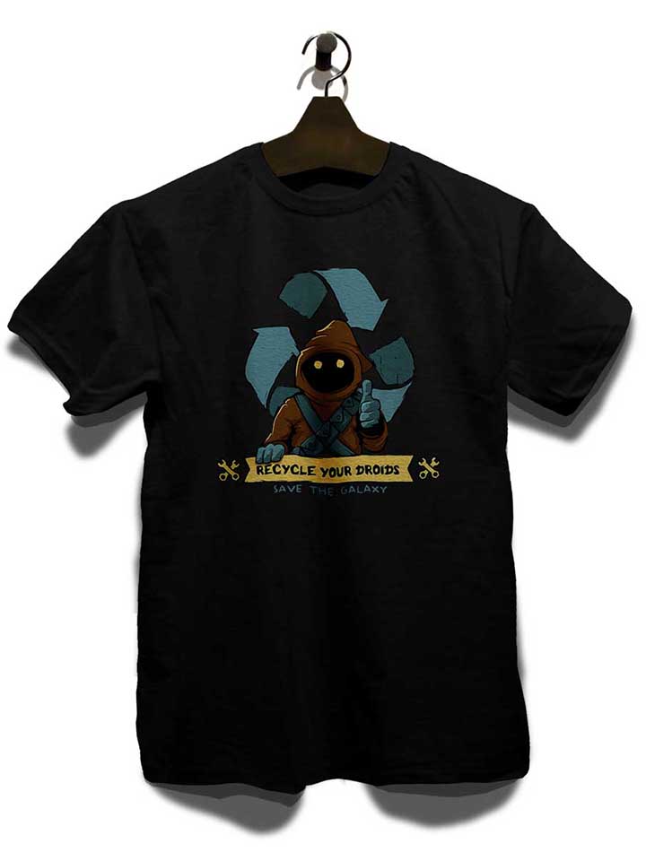 recycle-your-droids-save-the-galaxy-t-shirt schwarz 3