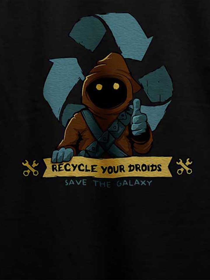 recycle-your-droids-save-the-galaxy-t-shirt schwarz 4