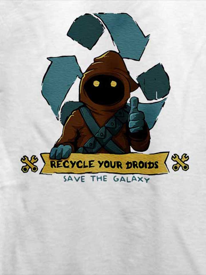 recycle-your-droids-save-the-galaxy-t-shirt weiss 4