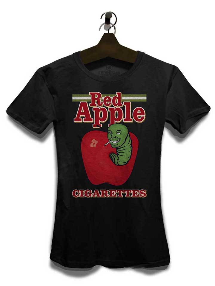 red-apple-tarantino-damen-t-shirt schwarz 3