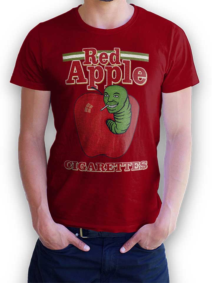 red-apple-tarantino-t-shirt bordeaux 1