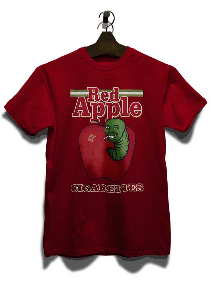 red-apple-tarantino-t-shirt bordeaux 3