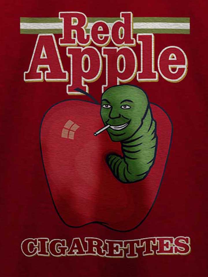red-apple-tarantino-t-shirt bordeaux 4