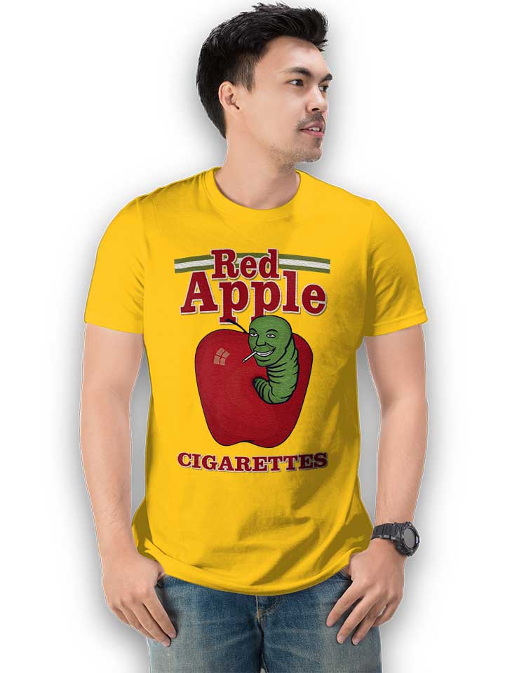 red-apple-tarantino-t-shirt gelb 2