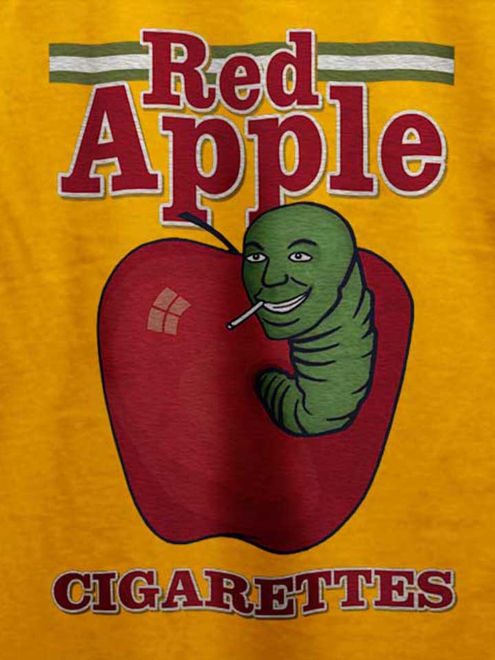 red-apple-tarantino-t-shirt gelb 4