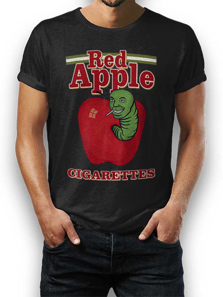 red-apple-tarantino-t-shirt schwarz 1