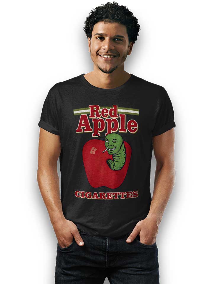 red-apple-tarantino-t-shirt schwarz 2