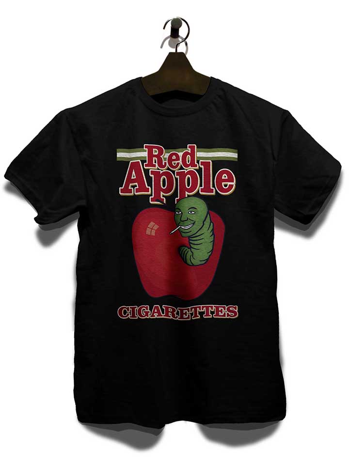 red-apple-tarantino-t-shirt schwarz 3