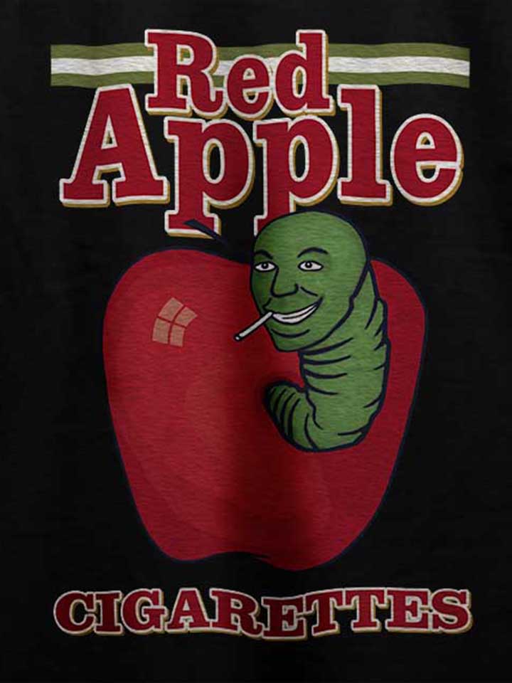 red-apple-tarantino-t-shirt schwarz 4
