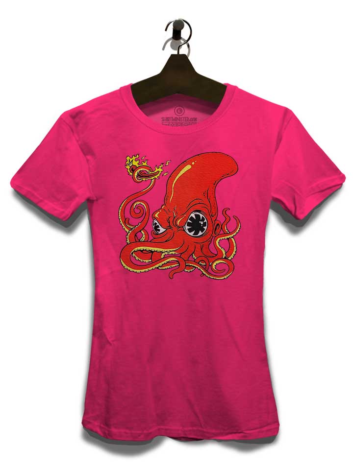 red-hot-octopus-damen-t-shirt fuchsia 3
