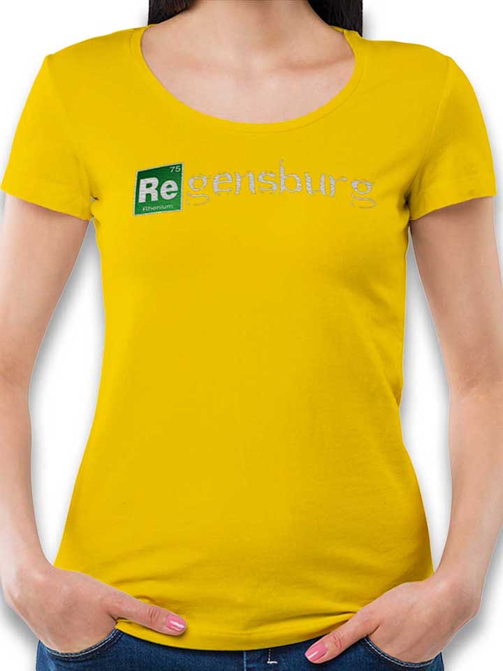 Regensburg Damen T-Shirt gelb L