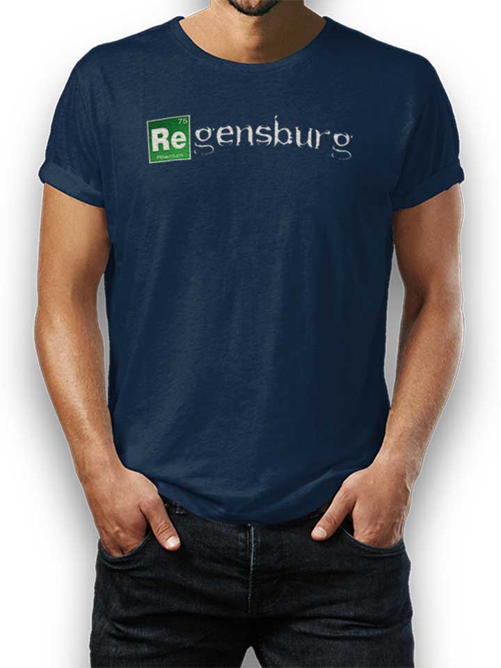 regensburg-t-shirt dunkelblau 1