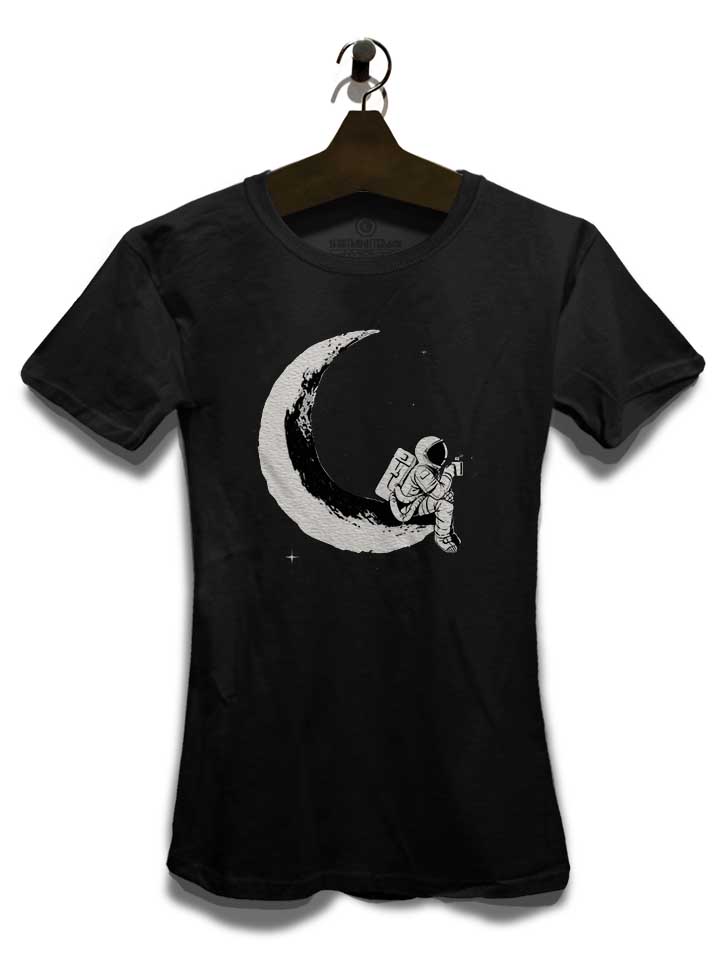 relax-astronaut-damen-t-shirt schwarz 3
