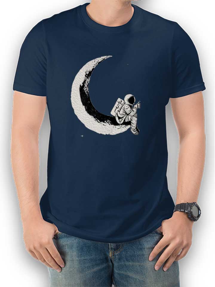 Relax Astronaut T-Shirt dunkelblau L