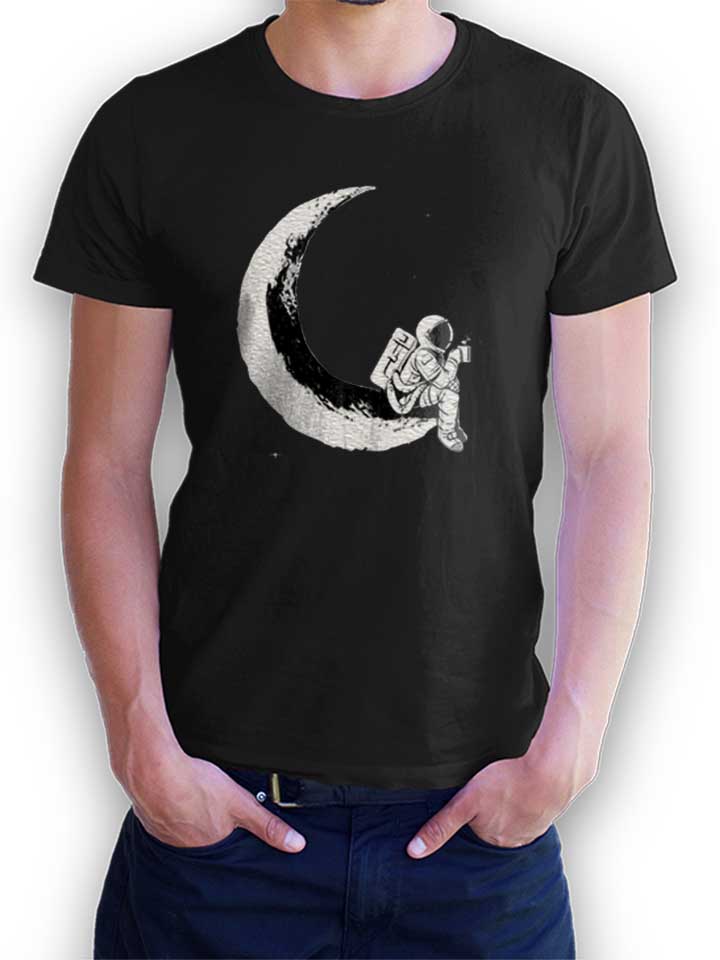 relax-astronaut-t-shirt schwarz 1