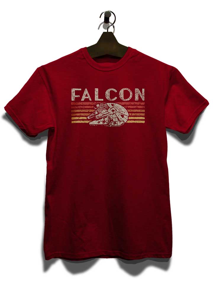 retro-falcon-t-shirt bordeaux 3