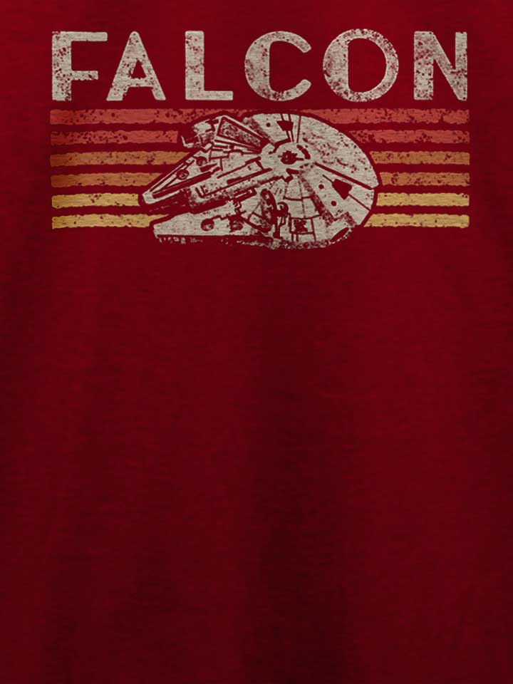retro-falcon-t-shirt bordeaux 4