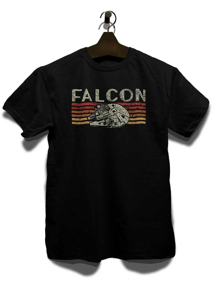retro-falcon-t-shirt schwarz 3