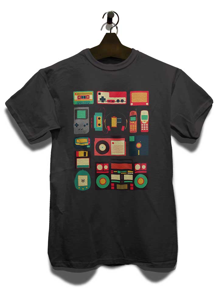 retro-technology-t-shirt dunkelgrau 3