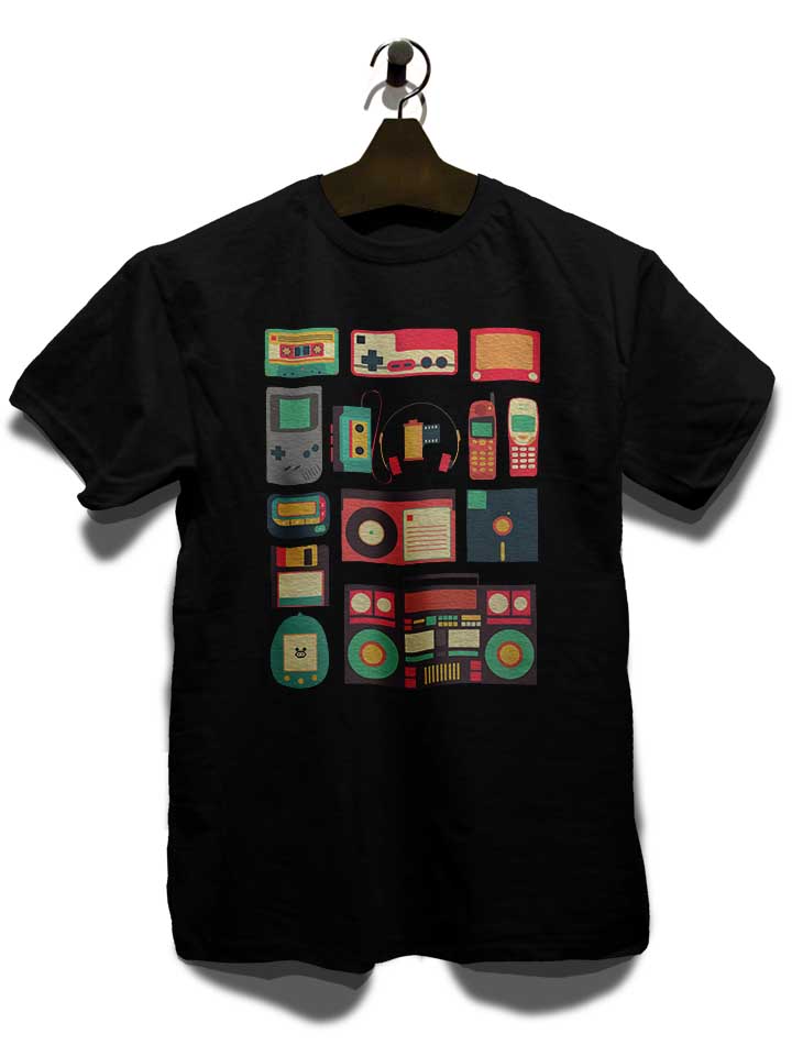 retro-technology-t-shirt schwarz 3