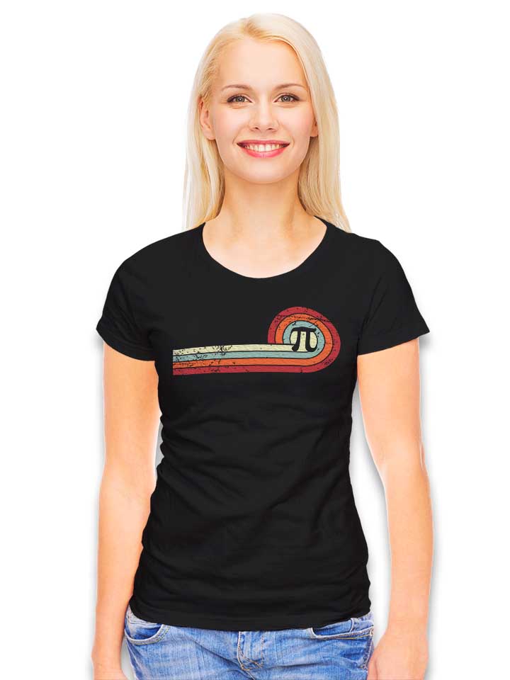 retro-vintage-pi-damen-t-shirt schwarz 2