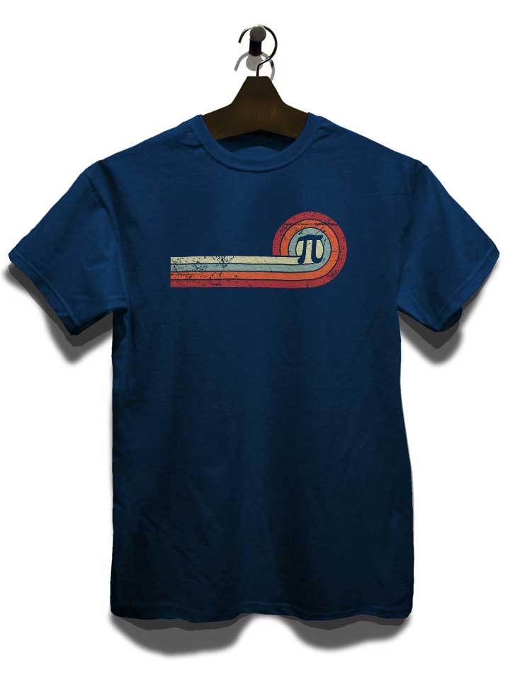 retro-vintage-pi-t-shirt dunkelblau 3