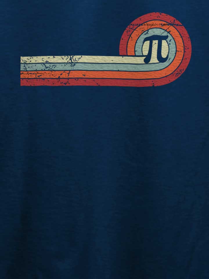 retro-vintage-pi-t-shirt dunkelblau 4