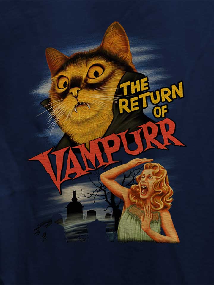 return-of-vampurr-cat-damen-t-shirt dunkelblau 4