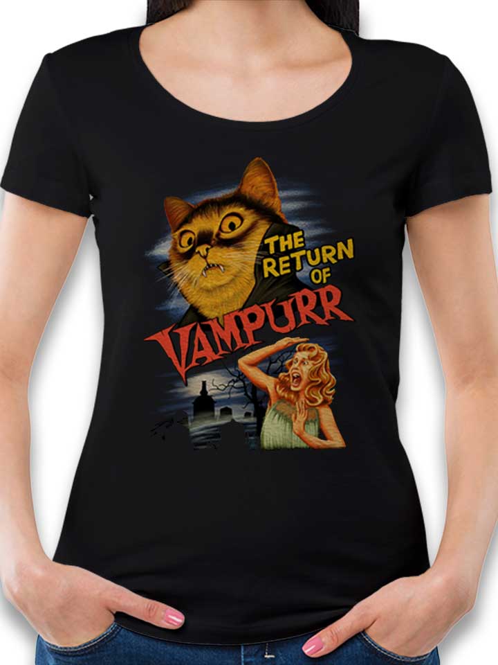 return-of-vampurr-cat-damen-t-shirt schwarz 1