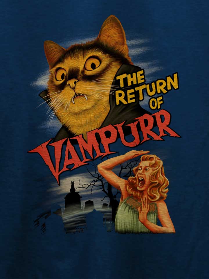 return-of-vampurr-cat-t-shirt dunkelblau 4