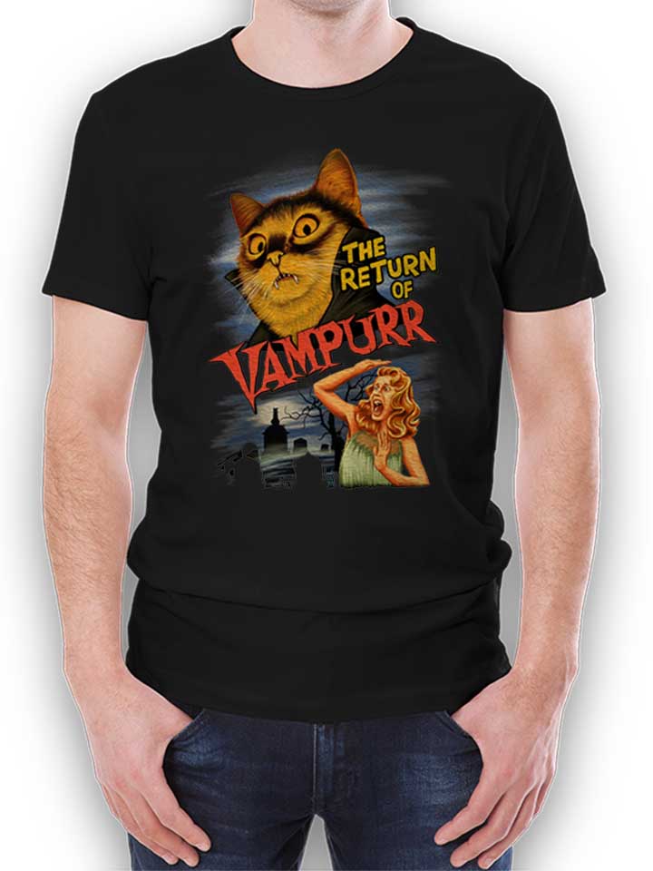 Return Of Vampurr Cat T-Shirt black L