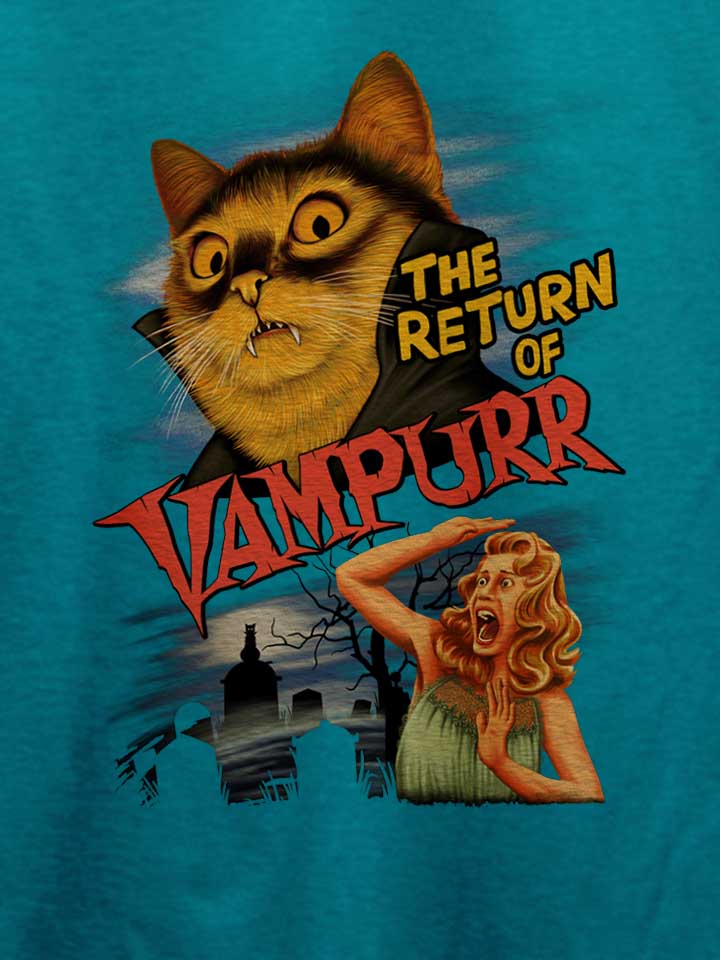 return-of-vampurr-cat-t-shirt tuerkis 4