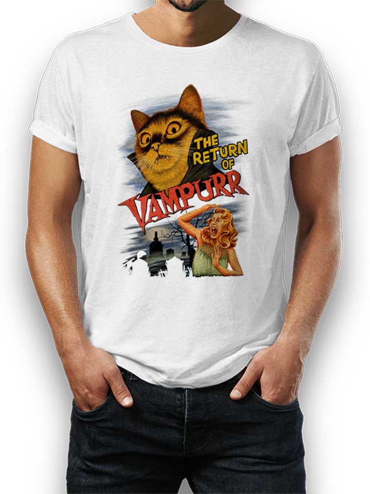 Return Of Vampurr Cat T-Shirt weiss L