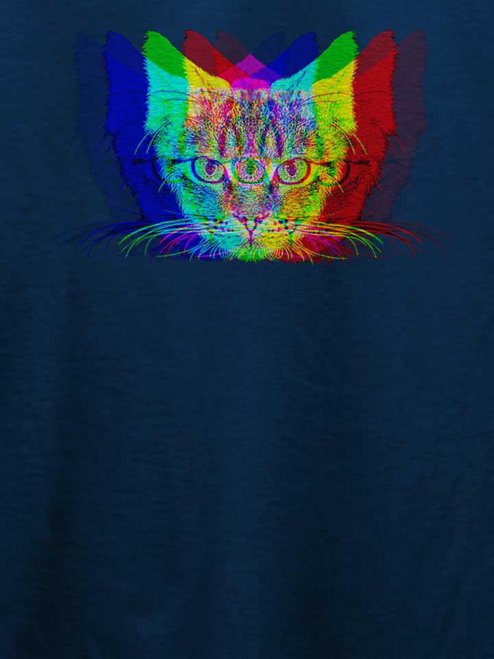 rgb-cat-t-shirt dunkelblau 4
