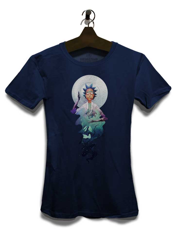rick-ghost-damen-t-shirt dunkelblau 3