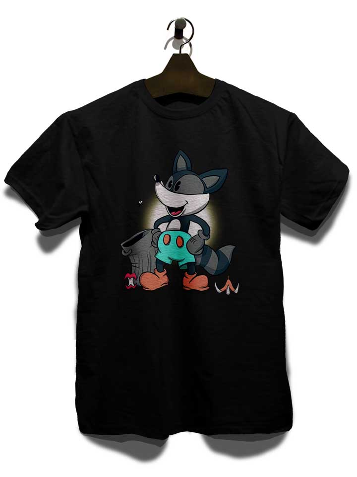 ricky-raccoon-t-shirt schwarz 3