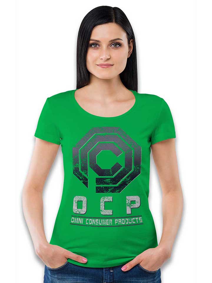 robocop-omnicorp-damen-t-shirt gruen 2