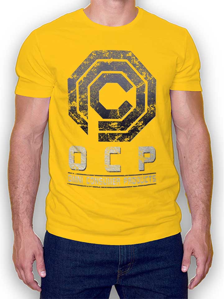 Robocop Omnicorp T-Shirt gelb L